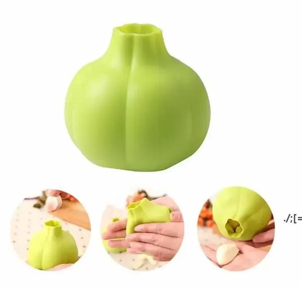 Silicone Garlic Peeler Creative Kitchen Practical Garlic Zesters Tool Home Super Soft Garlic Peeling Device Kitchen Tool Pelador De Ajos De