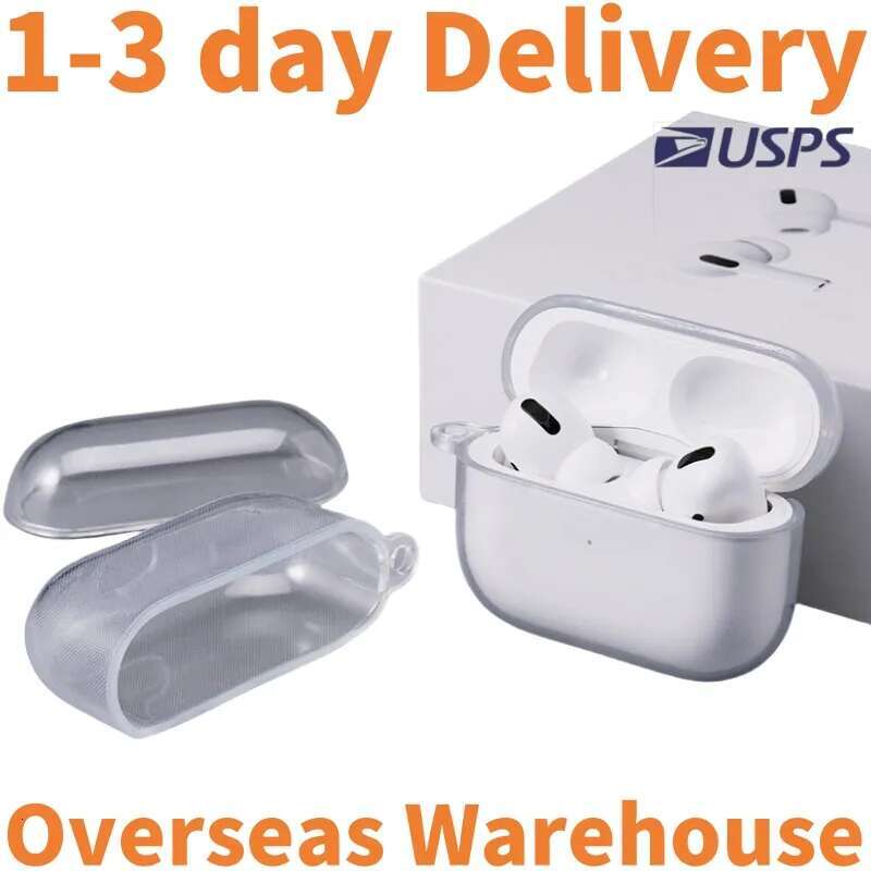 USA Stock For Apple AirPods pro 2 earphone 3rd 5 airpod 4 6 earphones 3 Solid Silicone Cute Protective Headphone Cover Apple Wireless Charging 3nd 2