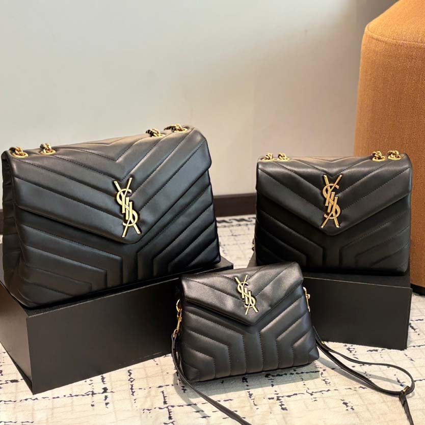 Designer Bag Tote Bag Luxury Shoulder Bag Hot Stamping Silver Lock Head Pendant Cowhide Cross Body Handbag Mini Tote Multi-compartments Black Bag