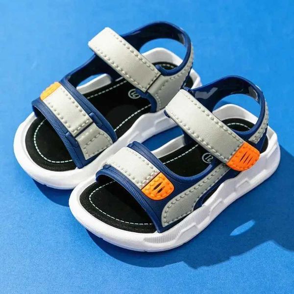 Sandálias de tênis 2023 Novo médio de verão e sapatos anti-deslizamento de solteiro Big S Shoes para Sapatos de praia S H241225