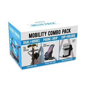 Easy Mobility Walker - Wheelchair Mobility Combo Pack, Case