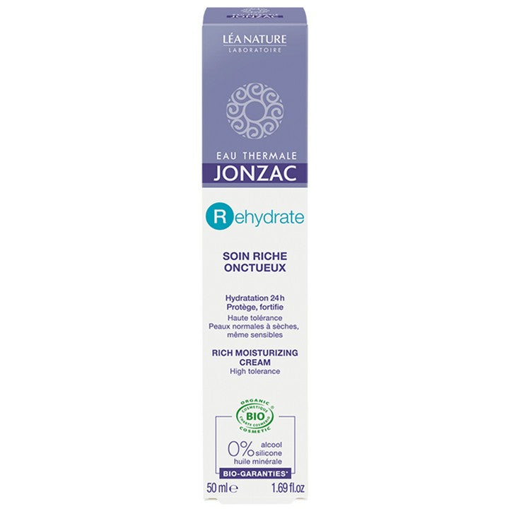 Termální voda Jonzac - Rehydrate - BIO krémová bohatá péče 50ml