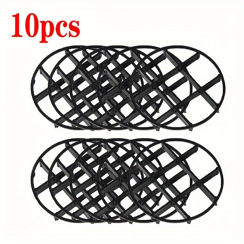 TEMU 10-pack Plastic Bonsai Pot Feet, Plant Pot Risers For Drainage And Airflow, Stand Supports, Prevent And Water In Potted Plants