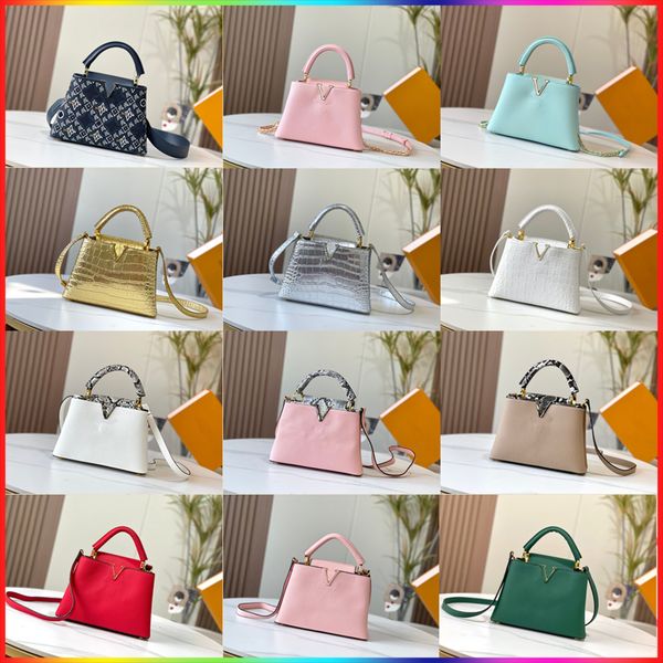 Top Designer Bag Hot Women handbag Luxury Shoulder Bag High Quality Leather Capucines Bags Cross body Bag Embossed Fashion Desig handbag Cla