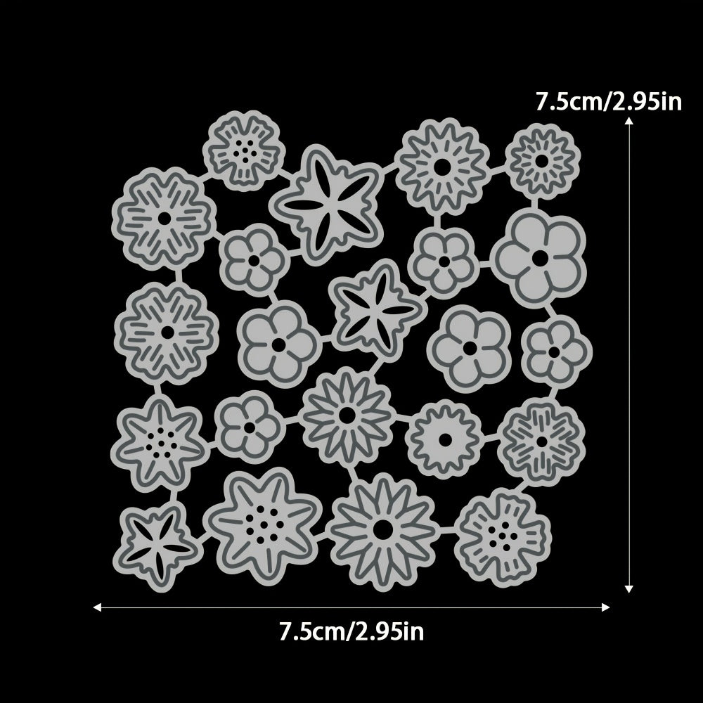 TEMU Flower Metal Cutting Dies Diy Scrapbooking Embossed Accessories Cut Dies Paper Card Decoration Photo Gift Thanks Diary Card