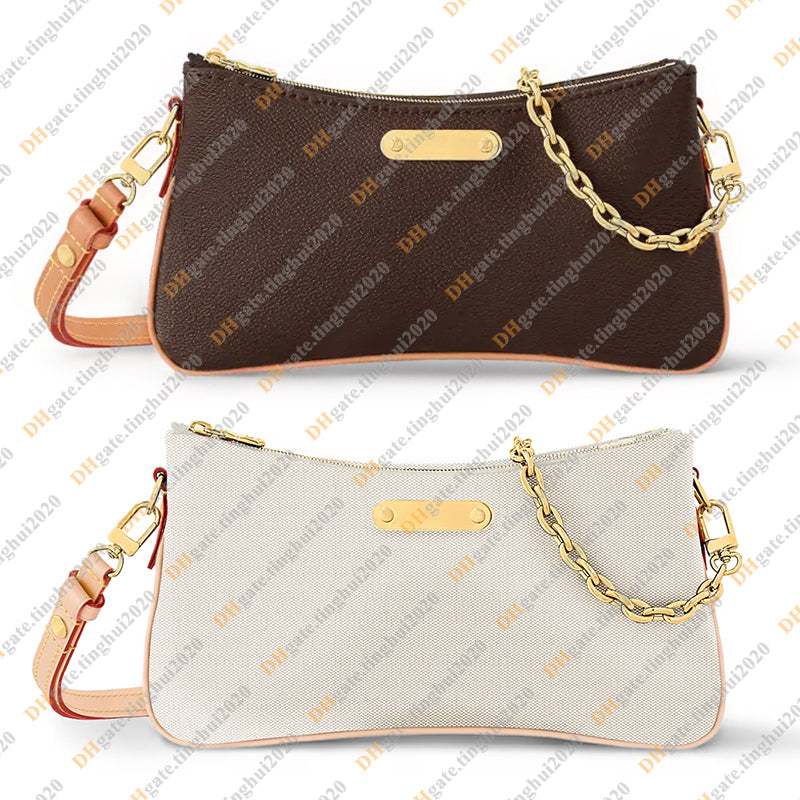 Ladies Fashion Casual Designe Luxury Pochette Bag Chain Bag Clutch Bag Wallet Crossbody Shoulder Bag Totes Handbag TOP Mirror Quality M83008 N00228