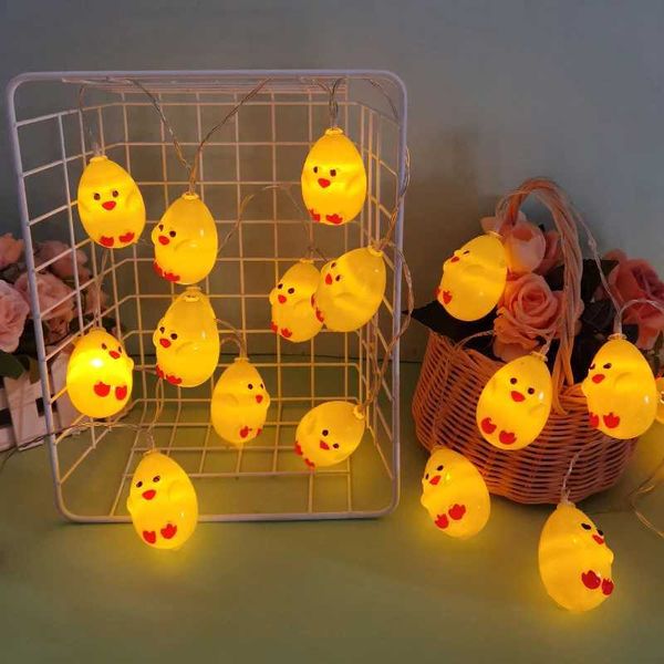 1.5m Easter Chicken Lamp String Childrens Bedroom Fairy Tale Birthday Party Baby Shower DIY Home Decor Garland Holiday Gifts Z250120