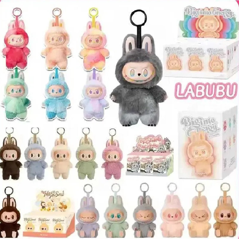 2025 New POP MART Authentic Original Labubu V3 V2 V1 Series the MONSTERS Big Into Energy Series Vinyl Plush Pendant Blind Box Plush Toys