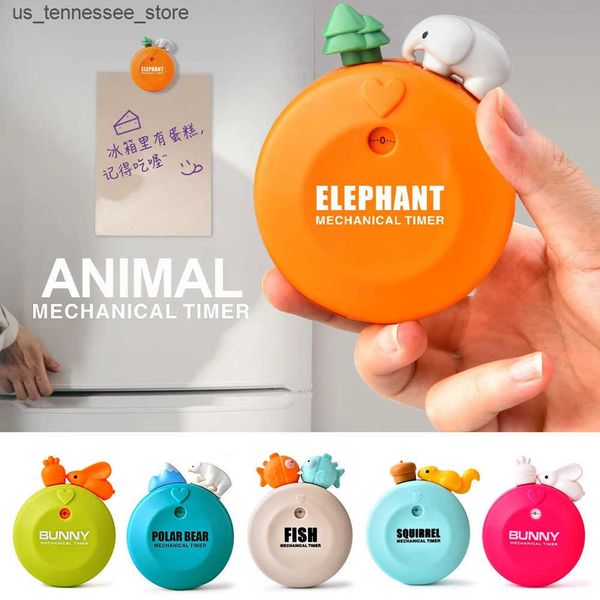 Timers Cute cartoon rabbit tile timer creative kitchen soup machine timer alarm clock kitchen cooking countdown timer mechanical timer J2411