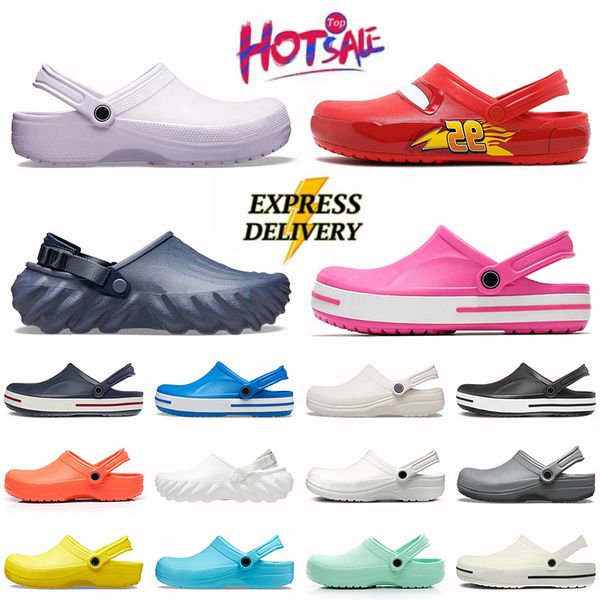 Free Shipping Dhgates Cros Room Crocshoe Sandals Famous Designer Womens Mens Platform Waterproof Charms Rubbers Slides Classic Summer Beach