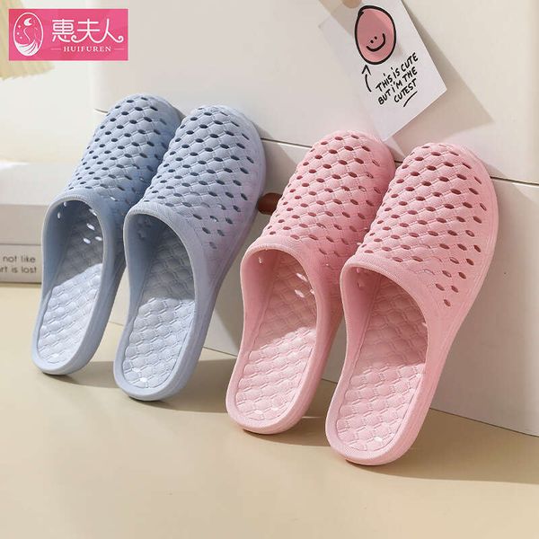 2023 Women&#039;s Holes And Coolness, Suitable Use With Anti Slip Toe Caps, Worn Outside The Bathroom, Plastic Home Use, Summer Slippers For