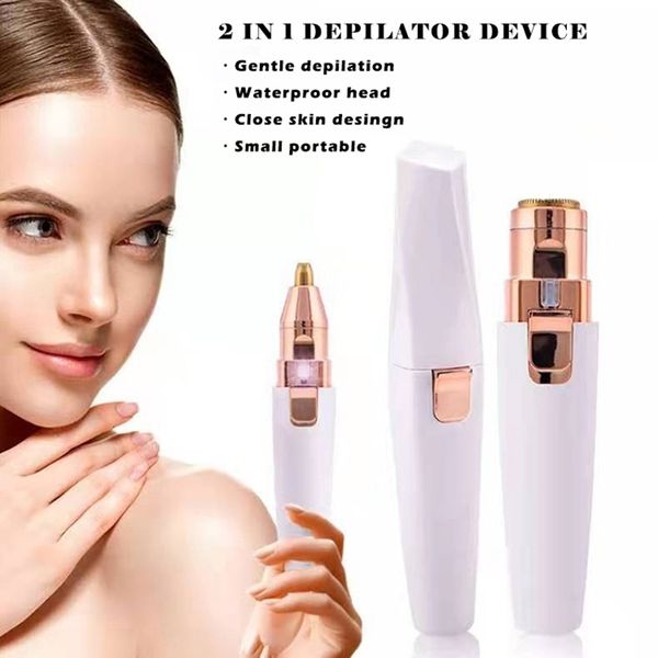 Electric eyebrow trimmer brushless eyebrows makeup mini shaver portable hair removal y240801