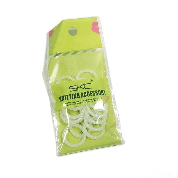 PE Plastic Locking Stitch Marker Rings DIY Knitting Tools Crochet Accessories