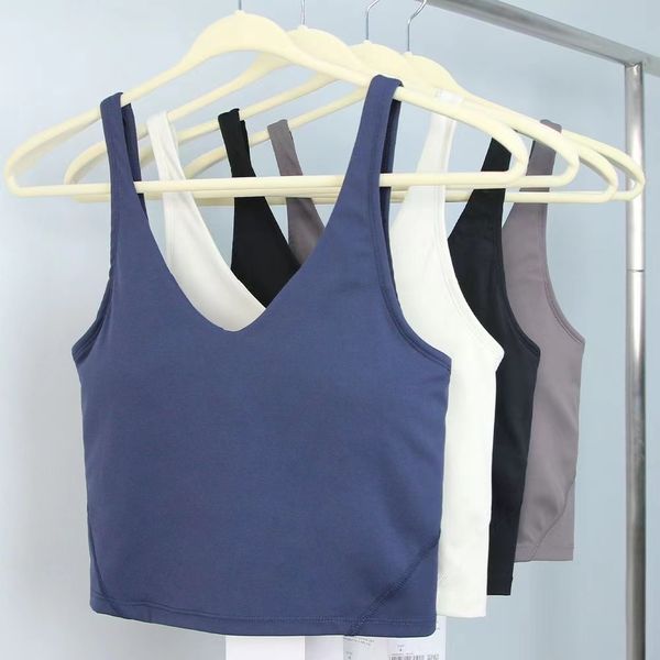 top yoga Bra align tank Womens Sport Bra Classic Popular Fitness Butter Soft Tank Gym Crop Yoga Vest Beauty Back Shockproof With Removable C