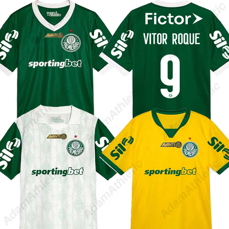 Palmeira jerseys 2025 VITOR ROQUE Palmeira football shirts 25 26 PAULINHO G.GOMEZ R.VEIGA soccer jersey player version