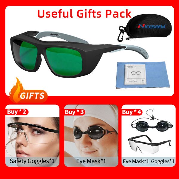 Industrial Safety Lenses Smart Glasses X Ray Goggles Laser Epilator Infrared IPL Nd IR Yag LED Tactical Tinted Medical Certified