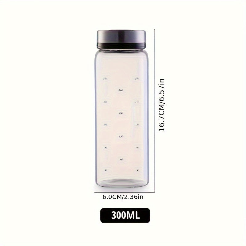 TEMU 1pc Glass Seasoning Bottle With Shaker Pour Lid - Airtight Spice Shakers, Kitchen Storage Container For Salt, Pepper, Monosodium , And More -