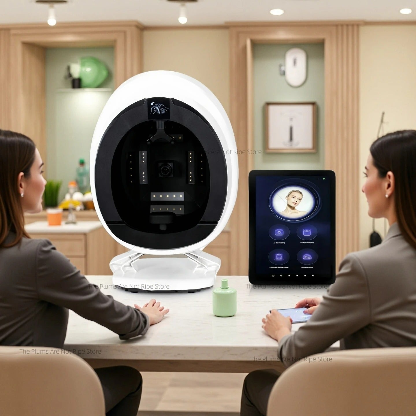 Portable 3D AI Skin Analyzer Machine For Beauty Salon Facial Care Deep Skin Test Device With Intelligent Detection and Accurate Skin Condition Repor