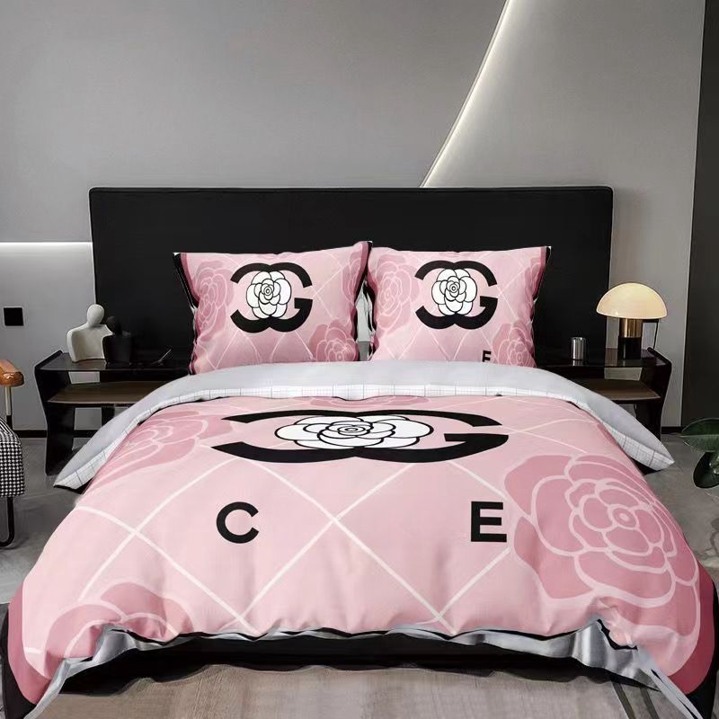 Bedding sets Designer bedding Autumn and winter new four-piece woolen set fashion bed sheet quilt washed cotton three of student dormitory H250113