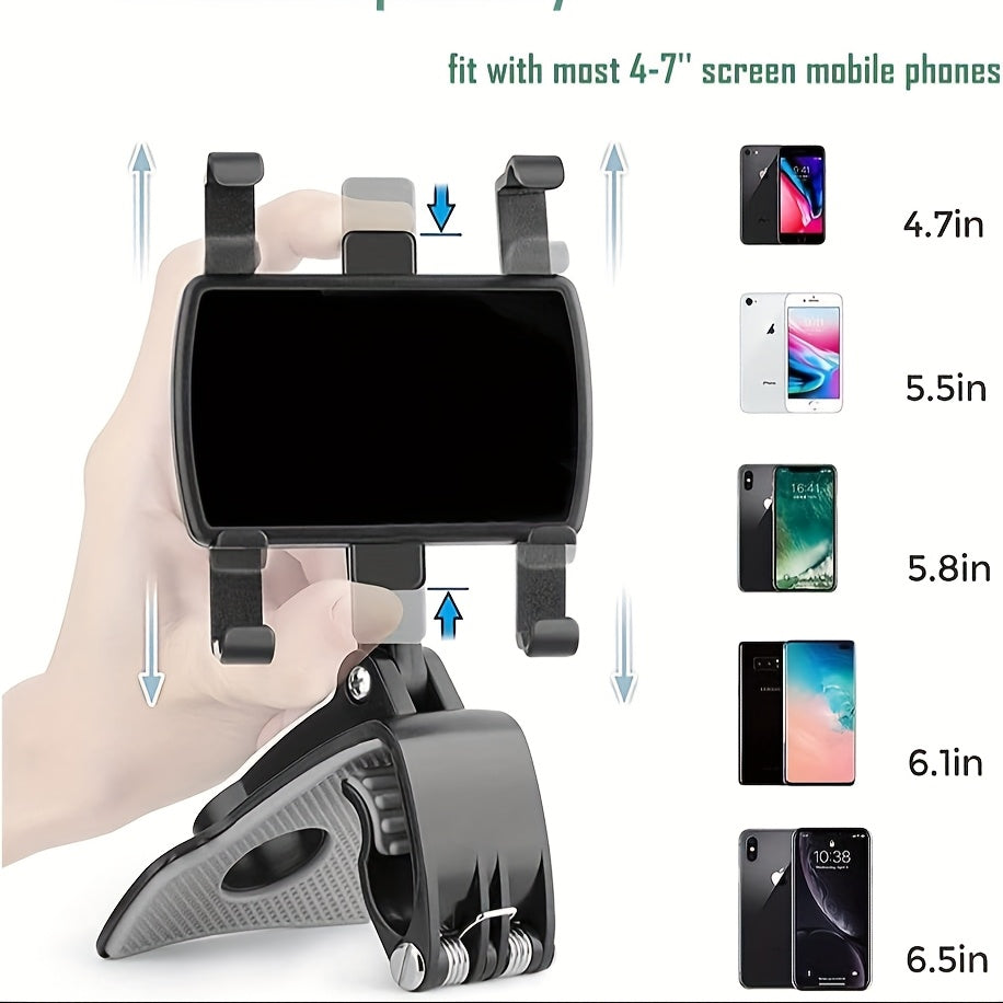 TEMU Multifunctional Mobile Phone Holder, Car Holder, Stable, 360-degree Rotating, Suitable For Types Of Mobile Phone Holders