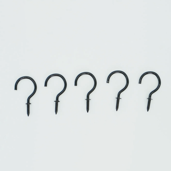 Metal furniture hardware or hanging small screw bolt hooks