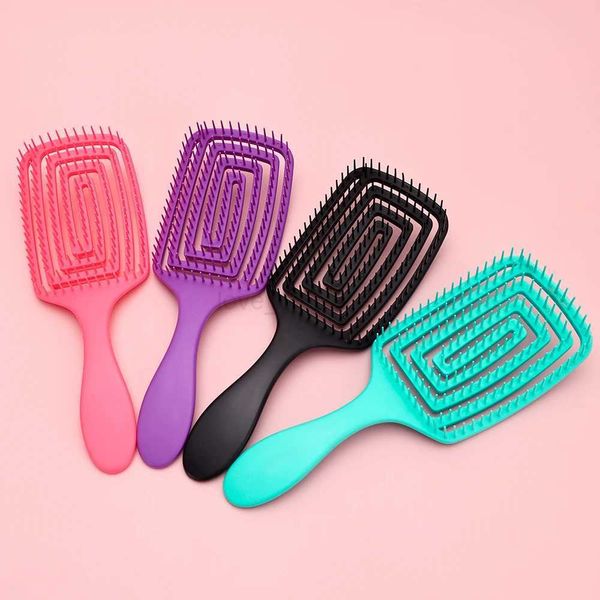 Air Cushion Comb Tangled Hair Comb Hair Brush Massage Antistatic Hollow Out Wet Curly Hair Brushes Barber Styling Wholesale ToolM240727