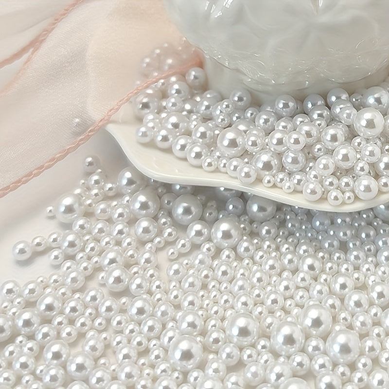 TEMU 10011pcs Floating Beads For Centerpiece, Beads For Vases, Floating Beads For Centerpieces Vase, Small No Hole Pearls Vase Fillers For Home And