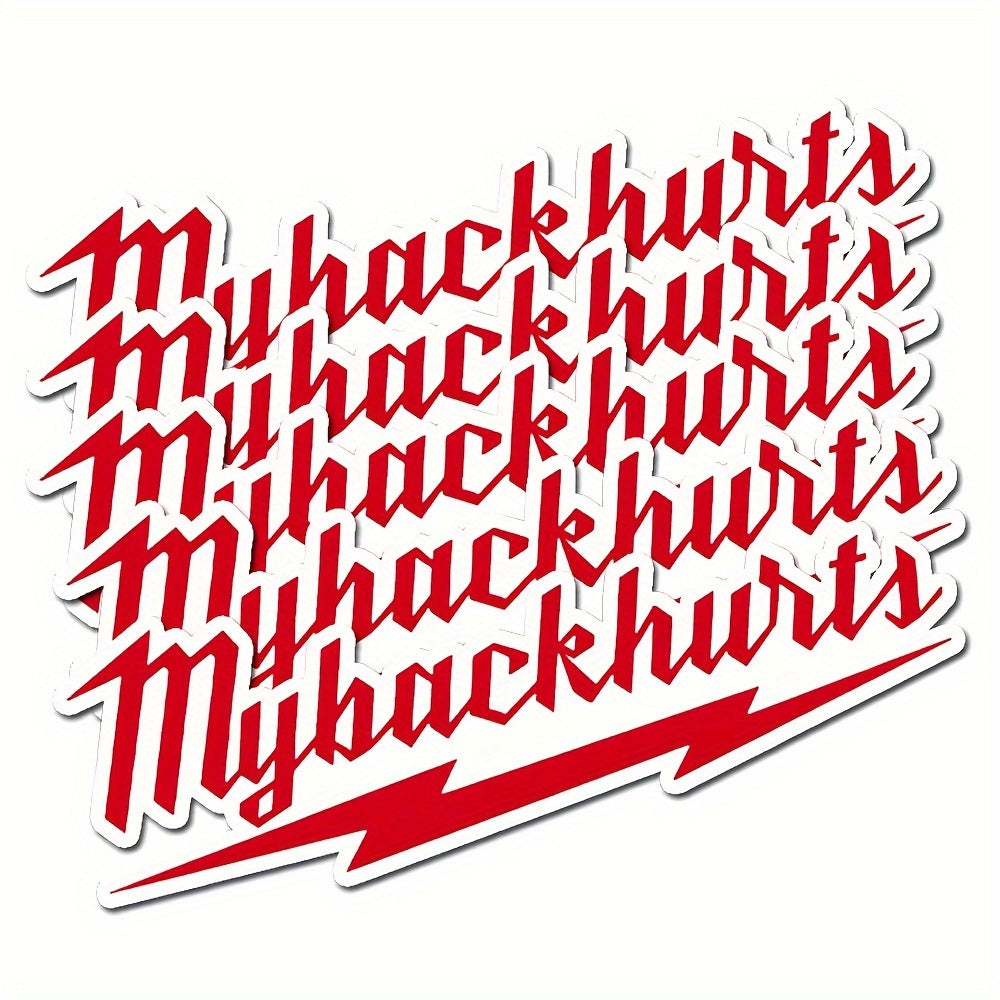 TEMU 5pcs My Back Hard Hat Work Sticker For Men Women Decal, Hard Hat Stickers Funny Vinyl Tool Box Sticker American Patriotic Helmet Decals Funny