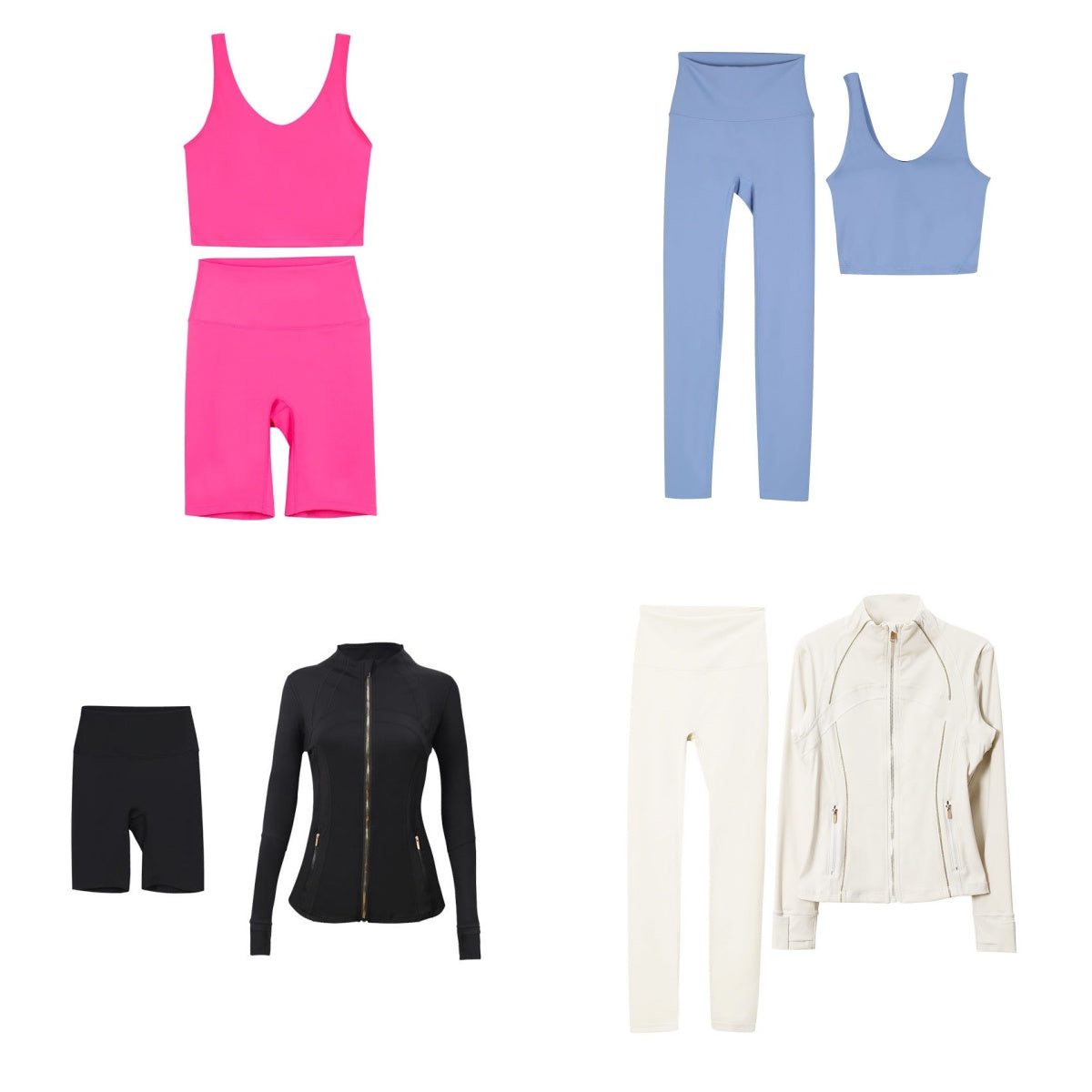 Yoga Set Gym new Jacket and leggings Yoga Jacket Workout Elastic Waist leggings Fitness quick dry fitness Activewear Sweatshirt Zip up Sportwear