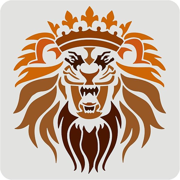 Plantillas de plantillas de pintura de dibujo reutilizables de plástico