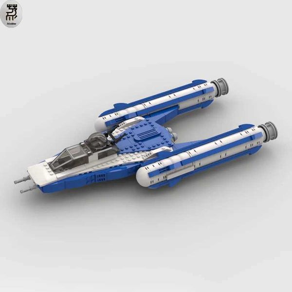 Blocks MOC Clone Bomber Sci Fi Spaceship Model Building Blocks DIY Model Building Blocks Childrens Gifts Compatible 75248 75297 75300 75192