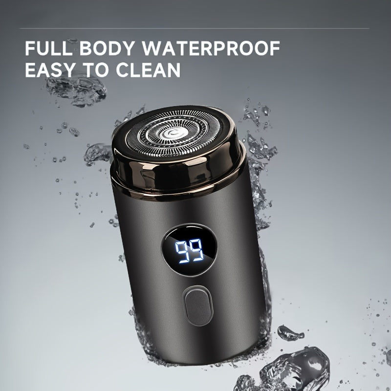 TEMU Men's Electric Shaver, Portable Electric Face Shaver, Cordless Rechargeable Shaving Machine, Fast Charging, Best Gift For Holiday Birthday