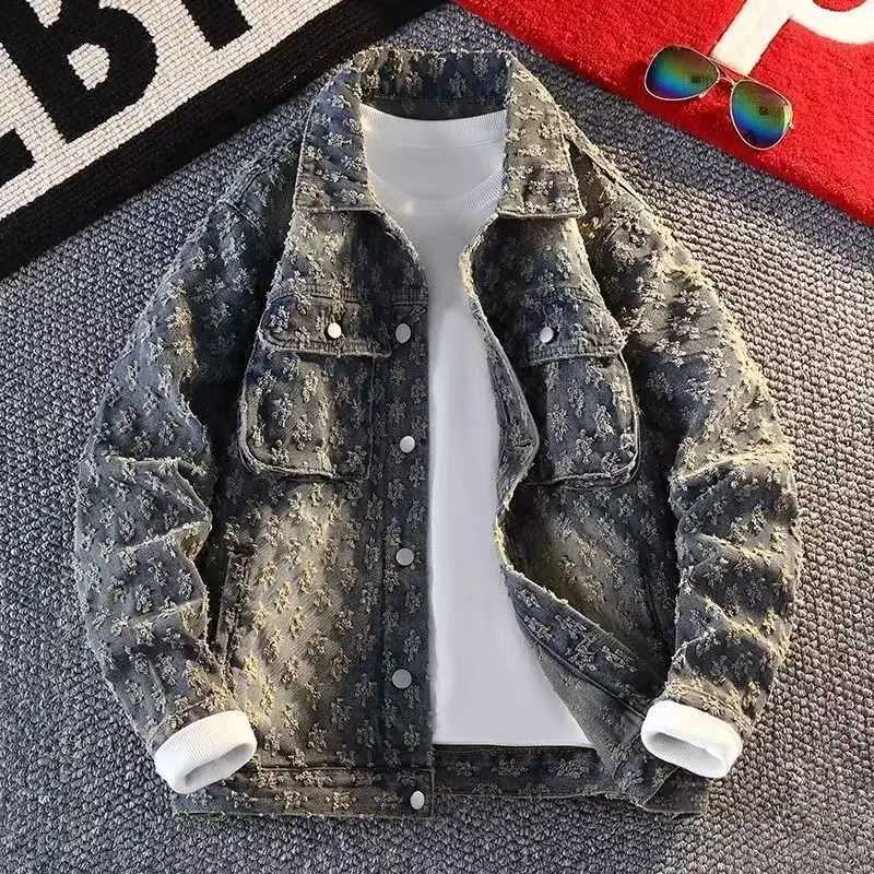 2025 autumn new style classical denim coat men fashion Jean Jackets men Outerwear Denim Coatsspring men Denim Jacket men W250524