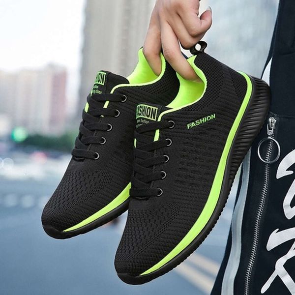 Men Fashion Sport Lightweight Lace Up Walking Casual Mesh Breathable Shoes Non-slip Comfortable Men&#039;s Sneakers dhshoess