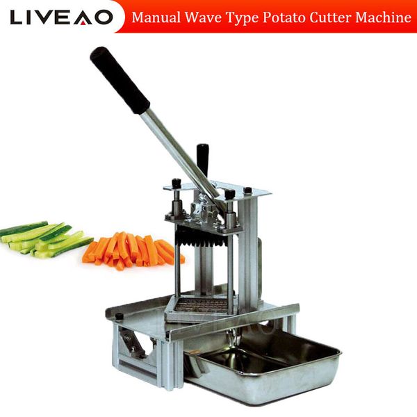 French Fry Potato Cutter Machine For Kitchen Manual Gadgets Perfect For French Fries Cucumber Vegetables Carrot
