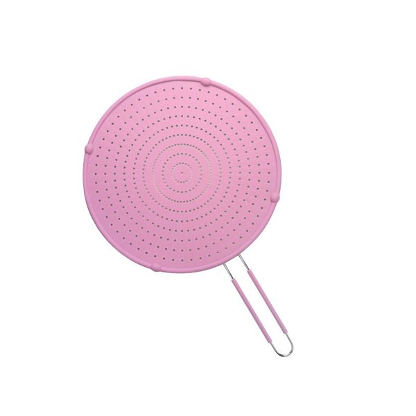 12.5inch Silicone Splatter Screen Kitchen Tools Frying Pan Grease Splatter Guard Heat Resistant Hot Oil Food Safety Oil Splash Guard Pot Cov