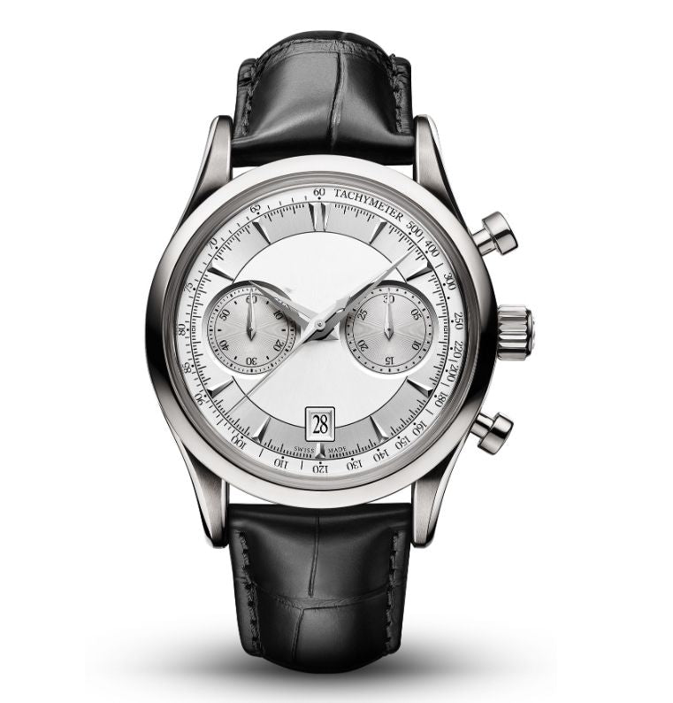 188 Two Eyes Designer Automatic Date Men Watches Luxury Black Brown Cow Leather Band Quartz Movement Clock Full Functional switzerland Good Wearing