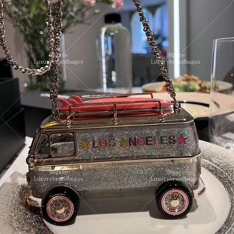 Designer Bag For Women Evening Bag Car Crossbody Bag 10A Mirror Of The Original Mini Van Designer Clutch Party Bag With Box C602