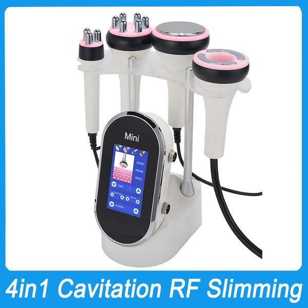 Hot Selling 4in1 40K Ultrasonic Cavitation Body Shaping Facial Radio Frequency Weight Reduce Fat Loss Vacuum RF Machine Skin Sculpting Slimm