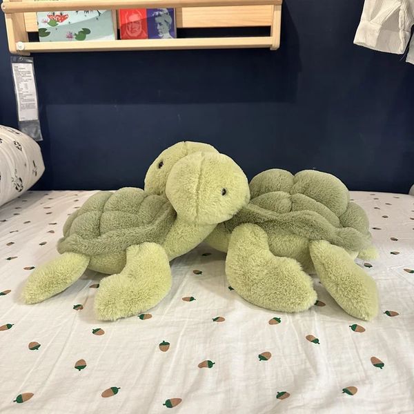 Kids Toys Cute Baby Super Green Stuffed Tortoise Turtle Animal Plush Baby Toy Gift 283540CM 250114