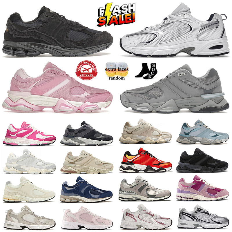 Designer Sneakers Running Shoes Outdoor Casual Shoes For Mens Women Pink Haze Sea Salt Brown Triple Black Grey Castlerock Quartz Grey Tennis Shoes T