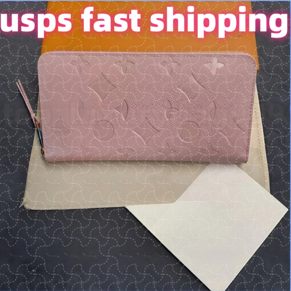 Top Luxury Leather Purse Designer bag Wallet Zipper women large capacity Fashion Wallet Retro Handbag For Men Women Card Holders Coin Famous Clutch