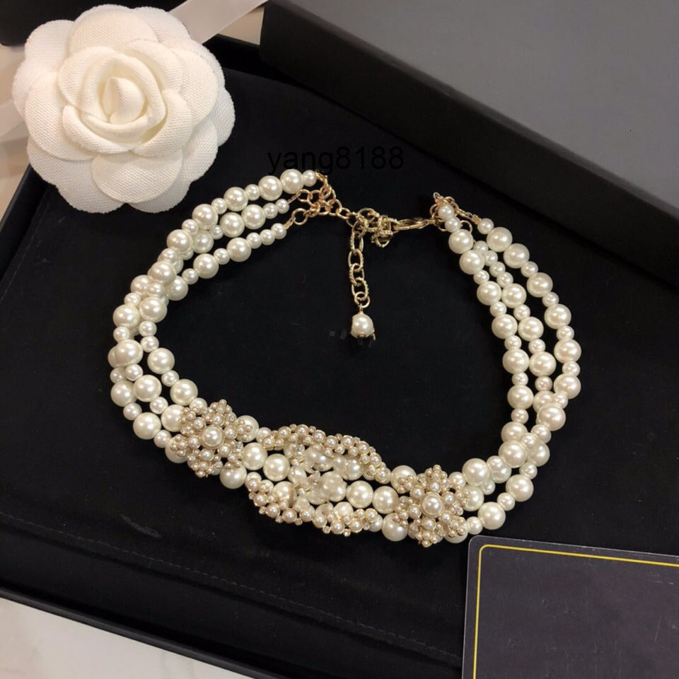 cc channels Chennel channeljewellery channelearrings Designer Pendant Necklaces C Long Sweater Chain Jewelry C Pearl Chokers Necklace Luxury Party F