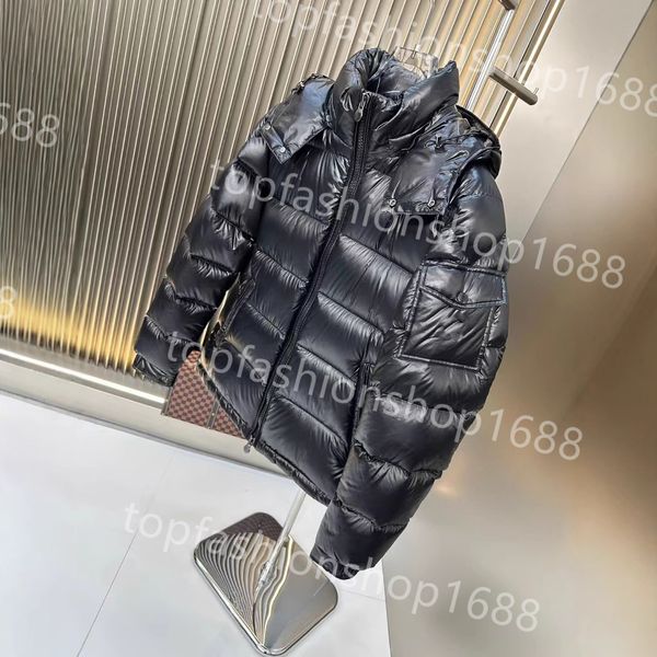 Designer Womens Down Jackets luxury winter Hooded puffer jacket Parkas Slim Embroidered badge Women Outerwear Coats 14