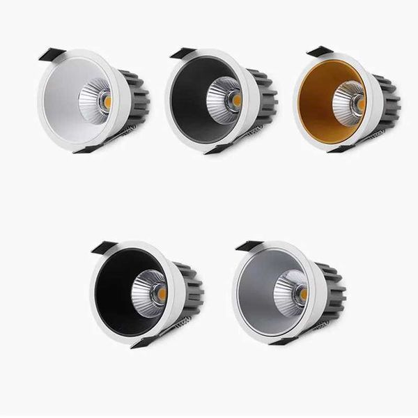 Adjustable tube light anti glare AC220V 110V 240V 7W 9W 12W 15W circular LED Cob ceiling bedroom spotlight CL240830