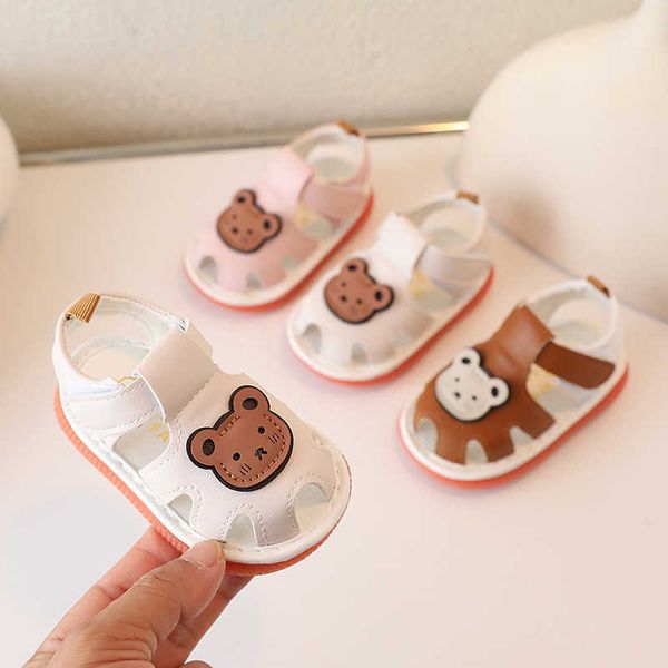 Sandals Baby Call sandals summer new baby walking shoes soft soles for boys and girls H240919