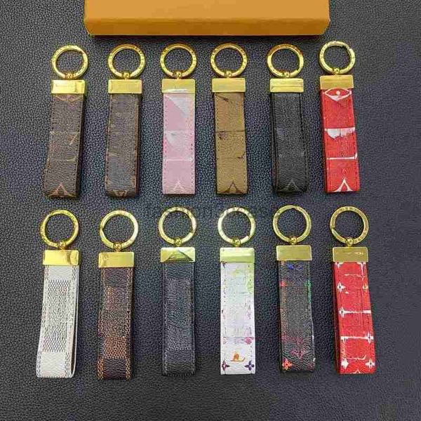 Straps Cell Phone Charms Designer Keychain Luxury Trendy Keychain Pendant Leather Bag Pendant Car Keychain Order
