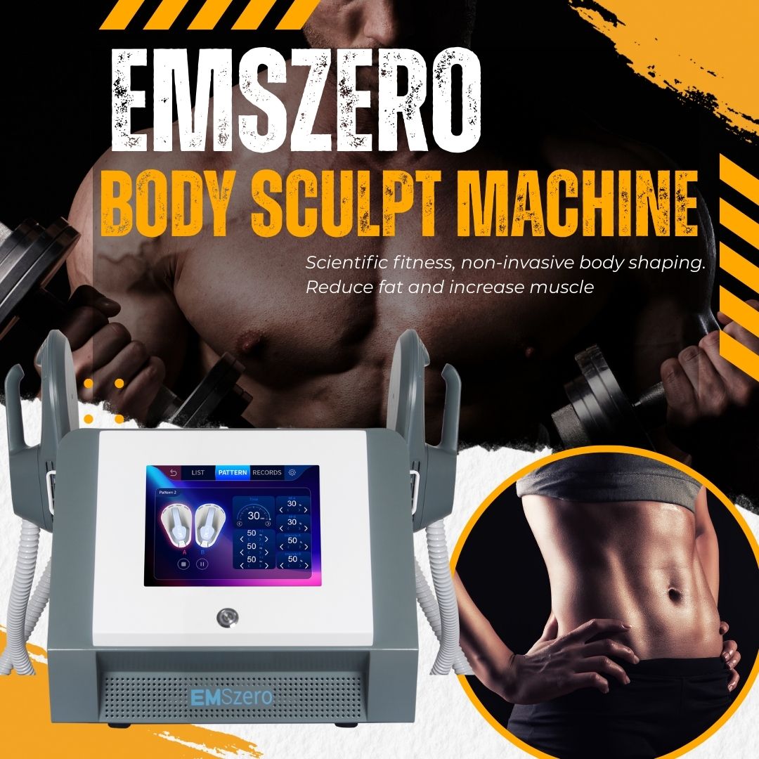 Fat Burning Machine EMSZERO HI-emt Non Invasive Body Contouring 15Tesla Muscle Toning Reduce Cellulite Weight Loss Device For Suitable for Family Us