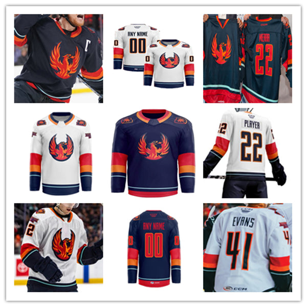 Max McCormick Coachella Valley Firebirds Hockey Jersey Kole Lind Tye Kartye Cameron Hughes Brogan Rafferty Jesper Froden Ryker Evans Andrew Poturals