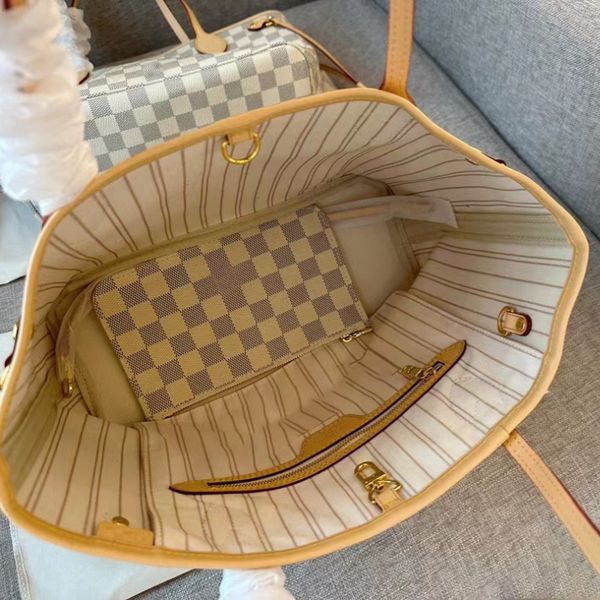 Women ehandbag vuttion Classic Printed Metal Zipper Packet Chain Buckle Underarm Shoulder Bag Crossbody Brown Pu Leather 425 785